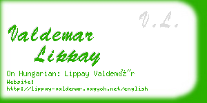 valdemar lippay business card
